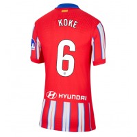 Zenski Nogometni Dres Atletico Madrid Koke #6 Domaci 2024-25 Kratak Rukav